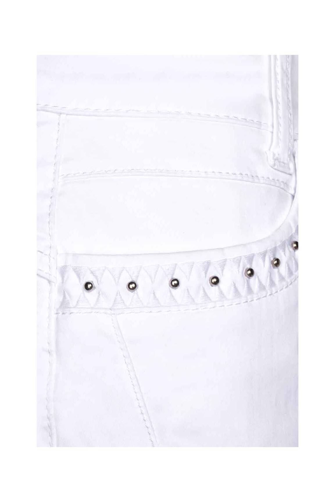 Street One Bermudas Femme couleur blanc