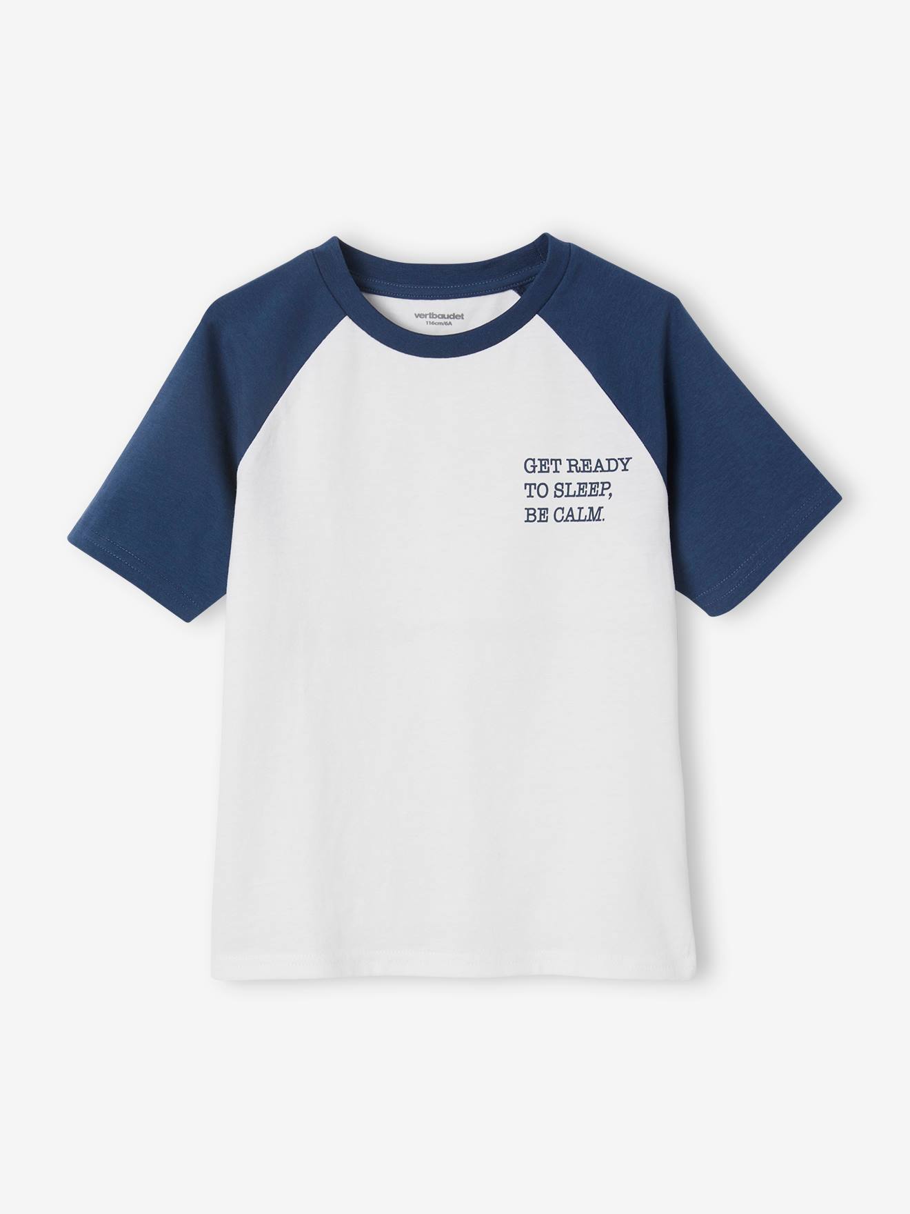 Pyjashort imprimé garçon bleu océan