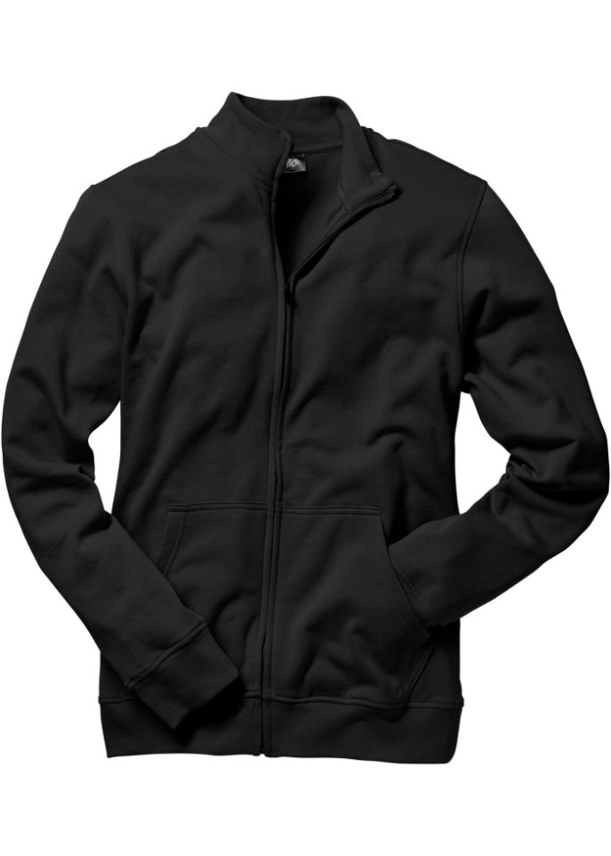 Sweatjacke mit Stehkragen