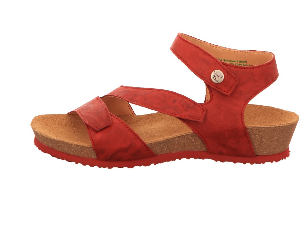 THINK Komfort Sandalen rot Dumia