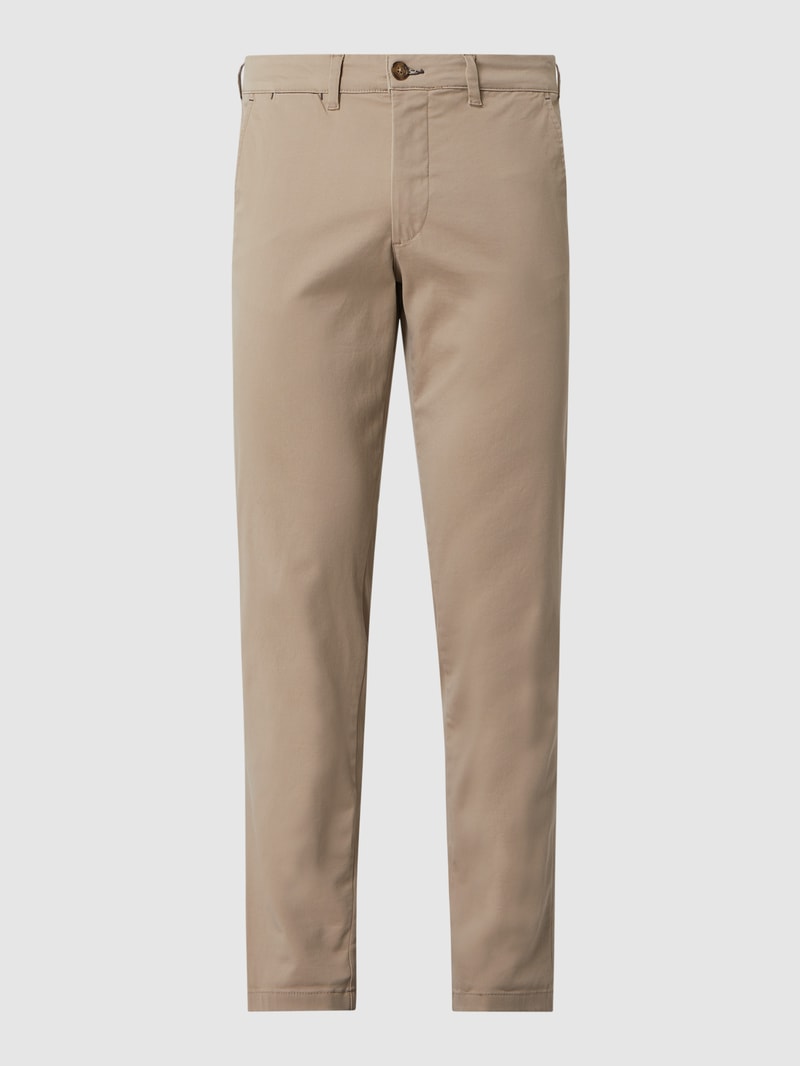 Slim Fit Chino mit Bio-Baumwolle Modell 'Miles' in beige