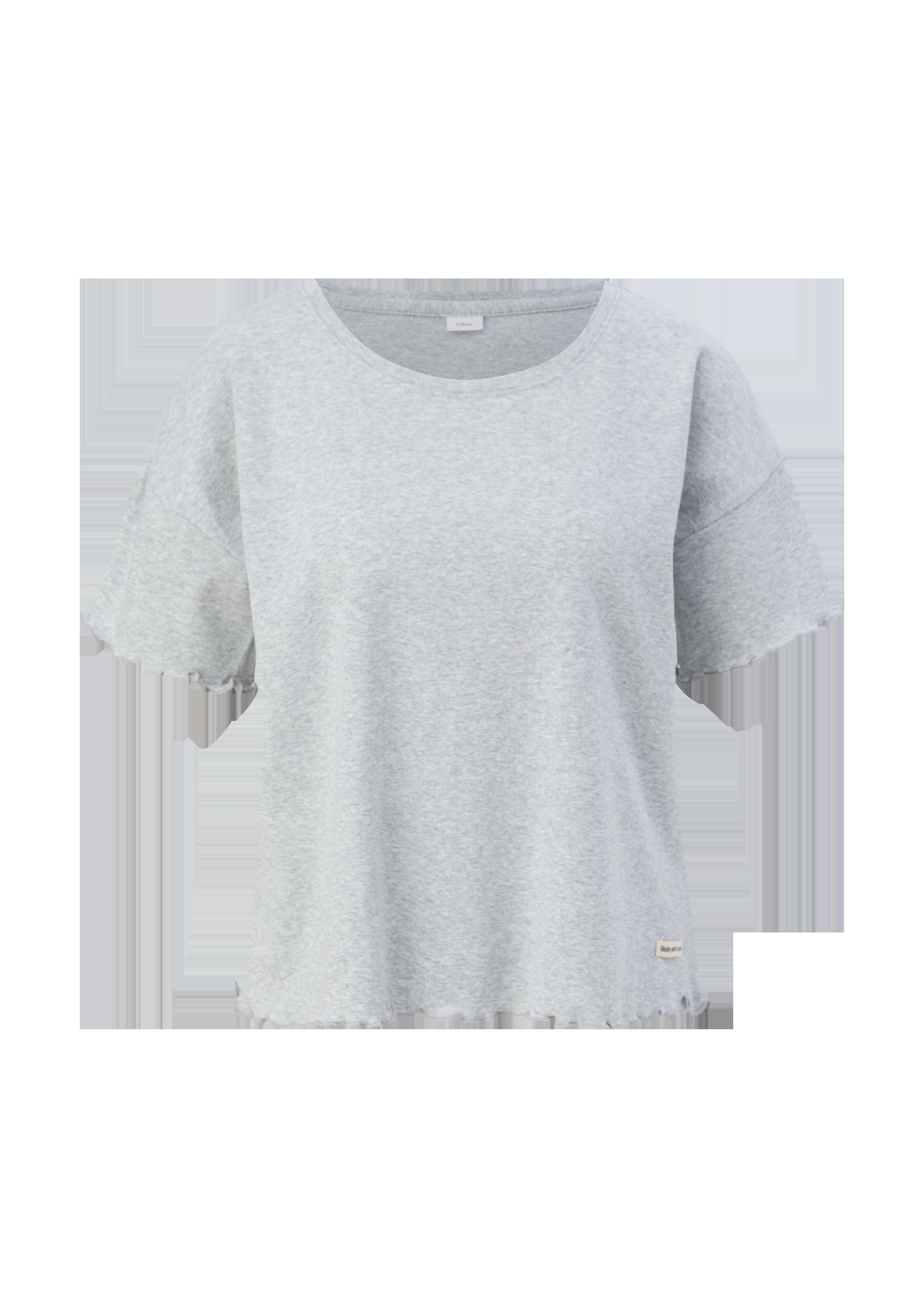 Pyjama-Shirt mit Rollsaum  6008384-9000