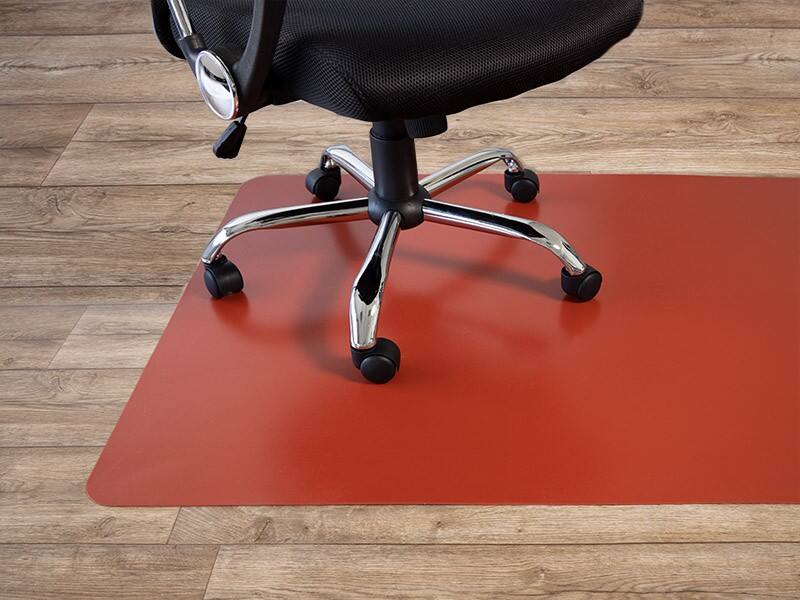 Bodenschutzmatte Floordirekt Pro Hartböden Rot Polypropylen 1200 x 1500 mm