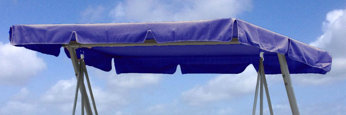 Grasekamp Ersatzdach Universal Hollywoodschaukel Blau Ersatz-Bezug Sonnendach Dachplane