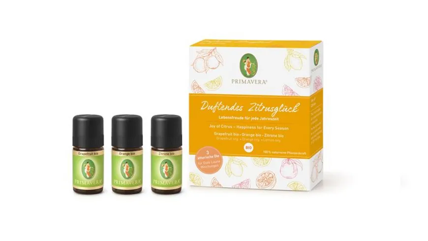 Primavera Set Duftendes Zitrusglück 15 ml