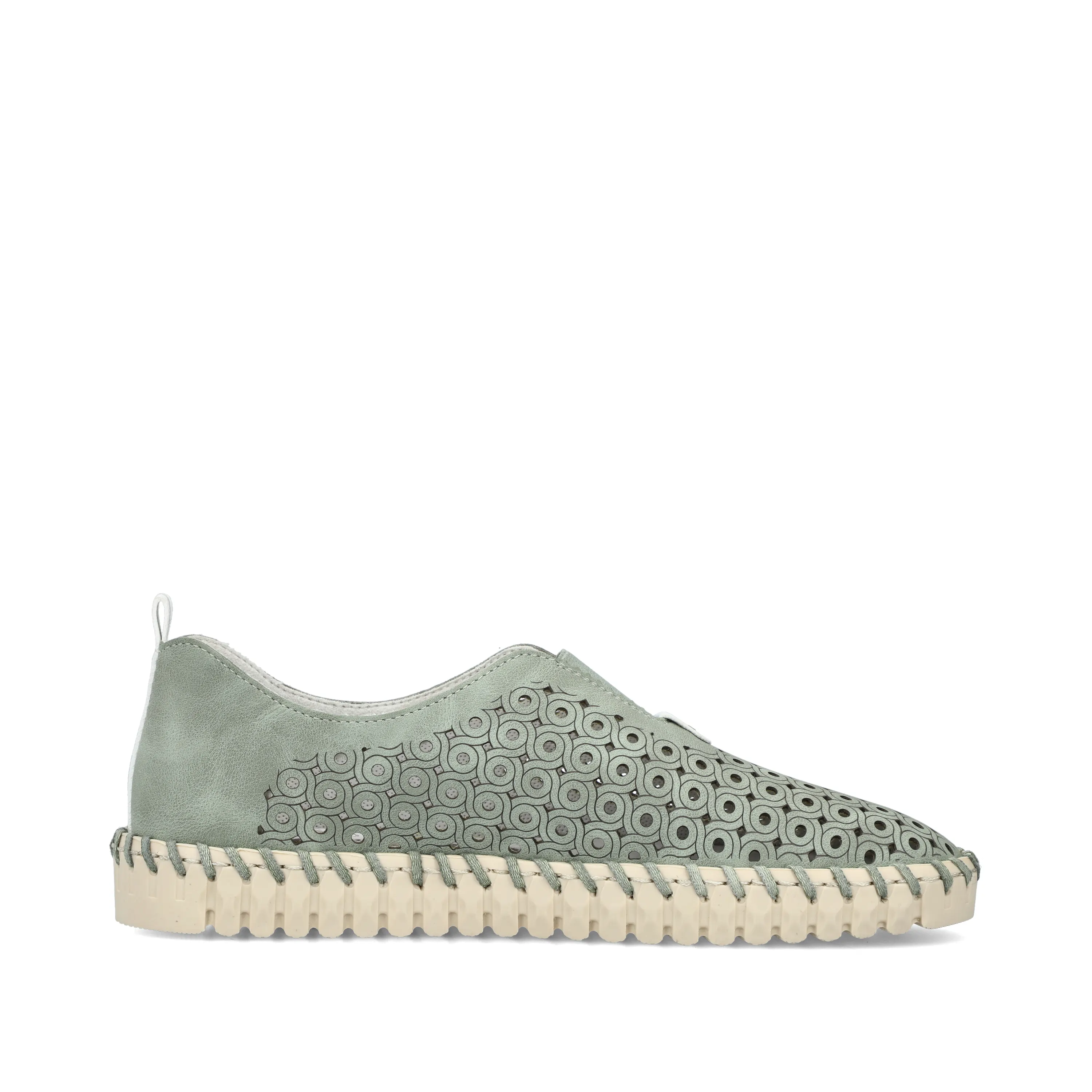 Rieker Damen Slipper khakigrün