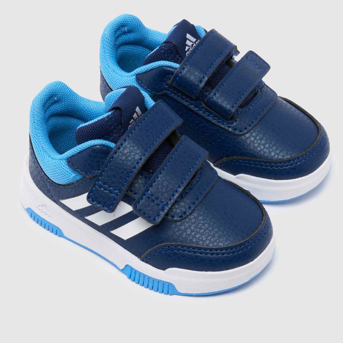 adidas marinblå & vita tensaur sport 2.0 pojkar småbarnsskor