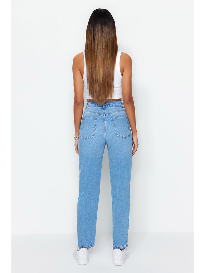 trendyol Jeans - Tapered fit - in Hellblau günstig kaufen