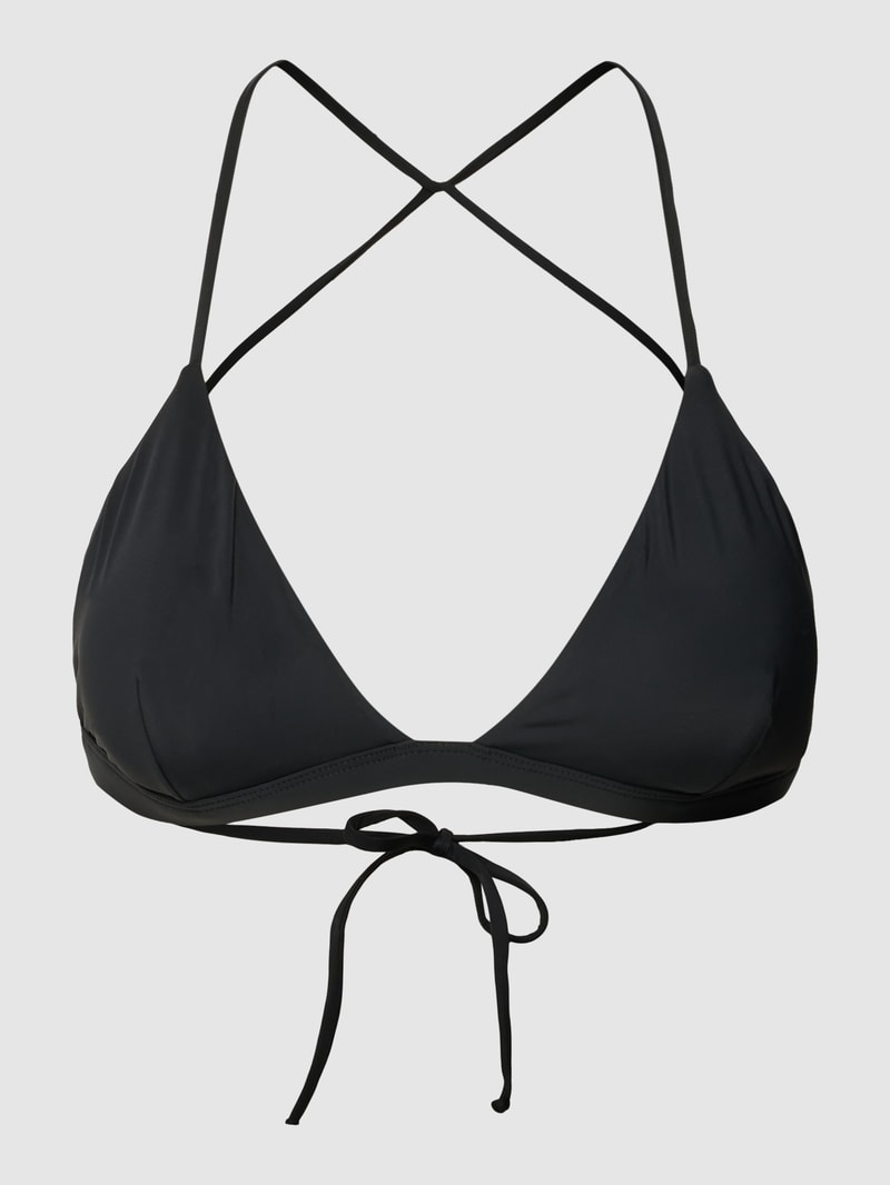 Bikini-Oberteil mit Triangel-Form Modell 'SOL SEARCHER' in schwarz
