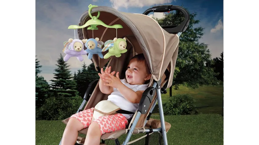 Fisher-Price 3-in-1 Traumbärchen Baby Mobile, Spieluhr, Nachtlicht mit Musik