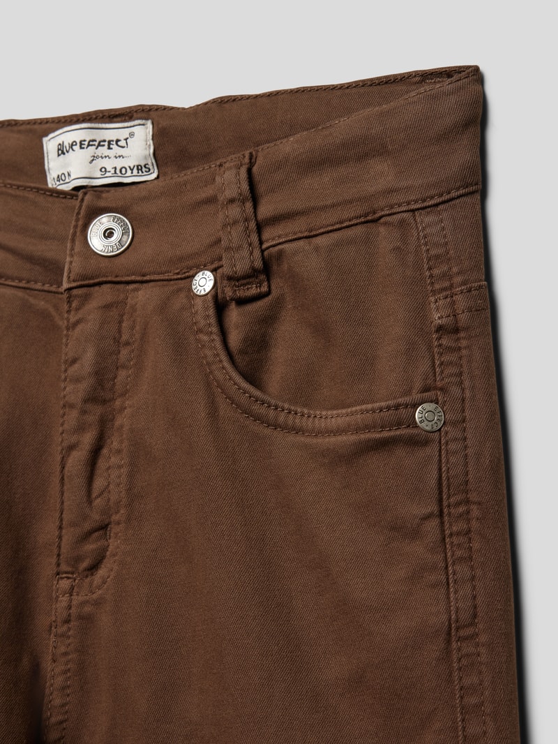 Cargohose mit Stretch-Anteil in schokobraun