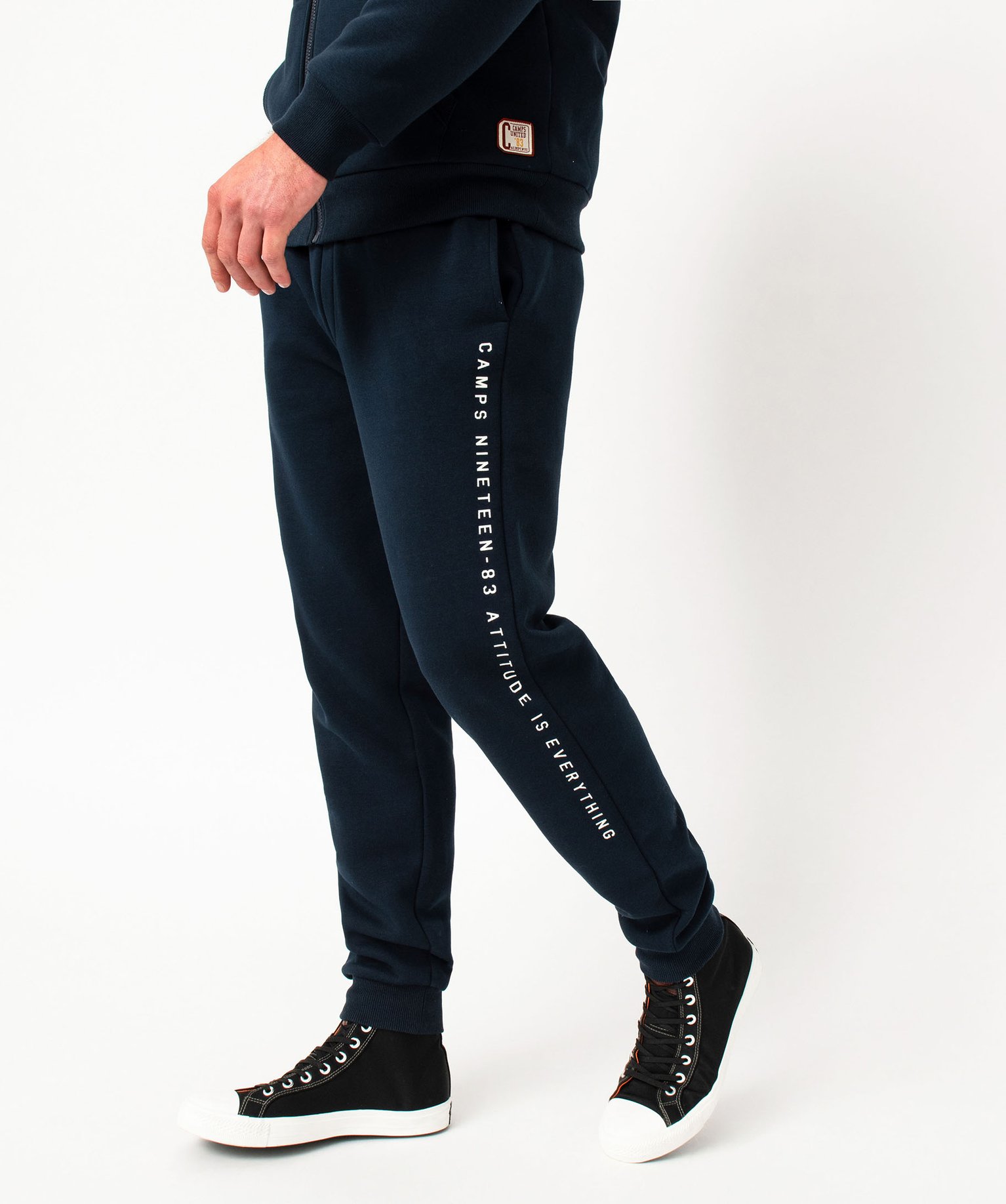 Pantalon de jogging en molleton douillet homme - Camps United bleu fonce | GEMO