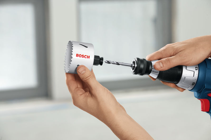 Bosch Blue Accessories 2608902039 EXPERT Power Change Plus konverteringssett sekskantet skaft 11 mm HSS-G 7,15 x 45 x 85 mm 2 adaptermuttere