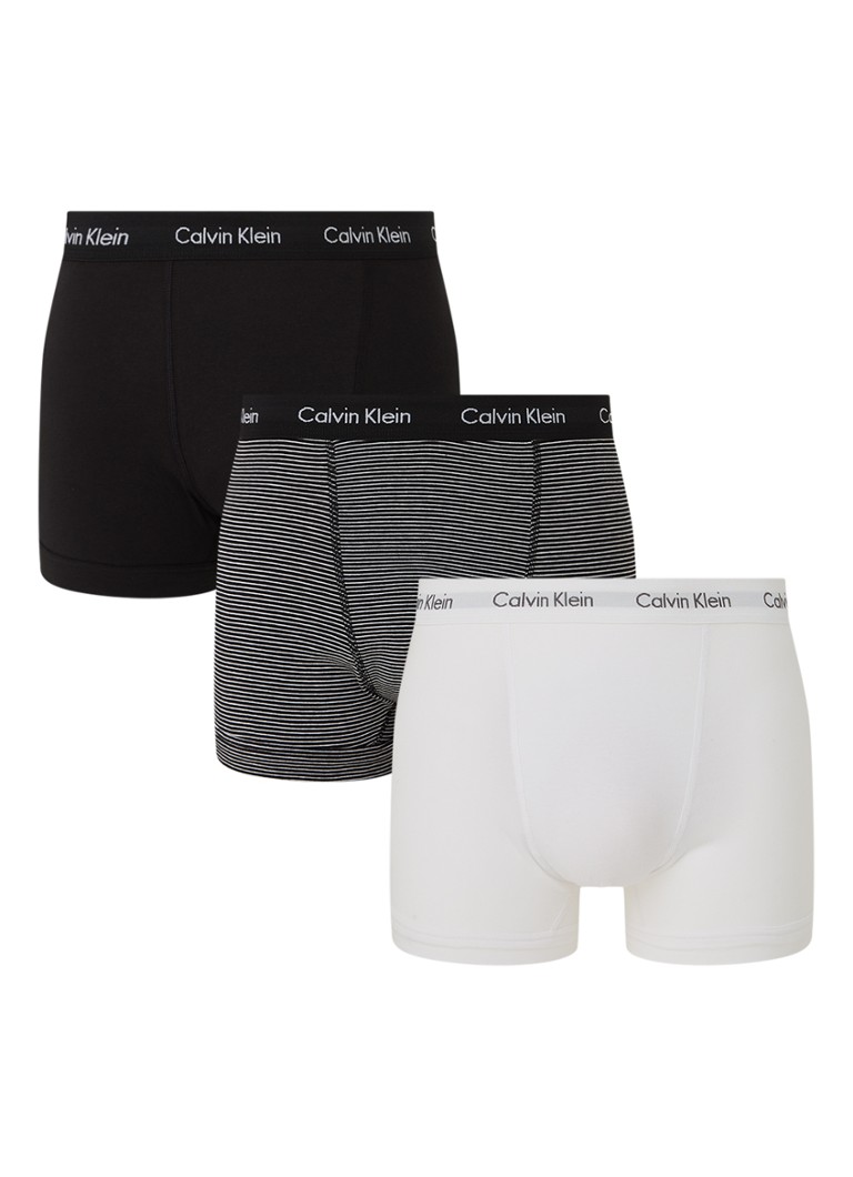 Lot de 3 boxers Calvin Klein avec ceinture logotée