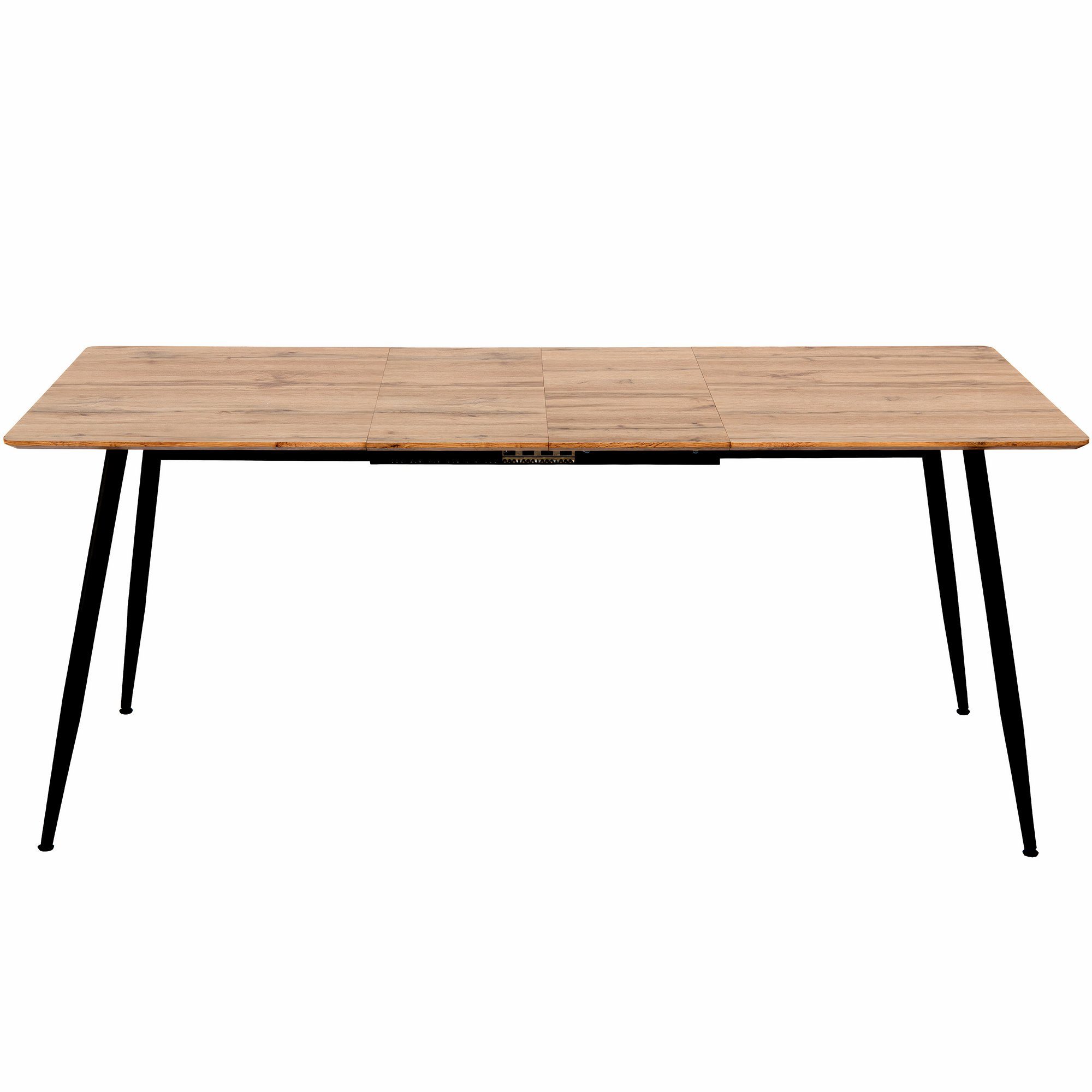 TRISENS Esstisch Emilia, Esstisch ausziehbar 120-150-180x80cm 4-10Pers. Ovaler Tisch Holz Optik