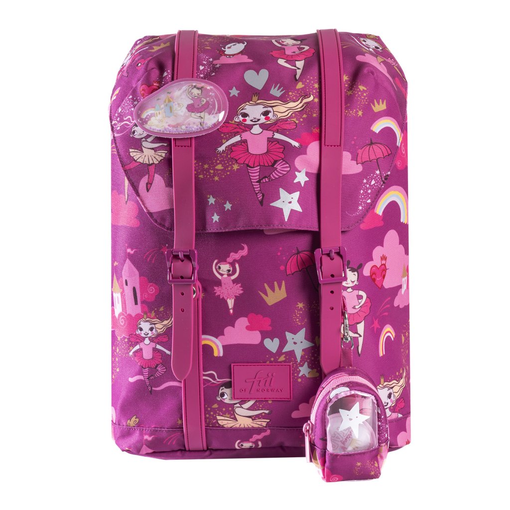 Frii of Norway Ergonomischer Schulrucksack 22L Ballerina Dark Pink