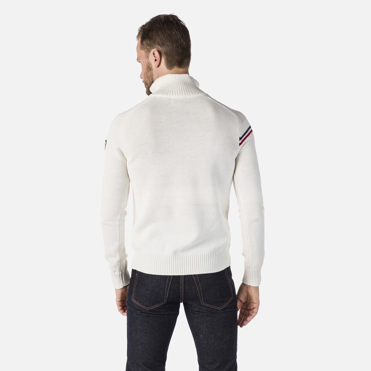 Herrenpullover Major mit halbem Reißverschluss