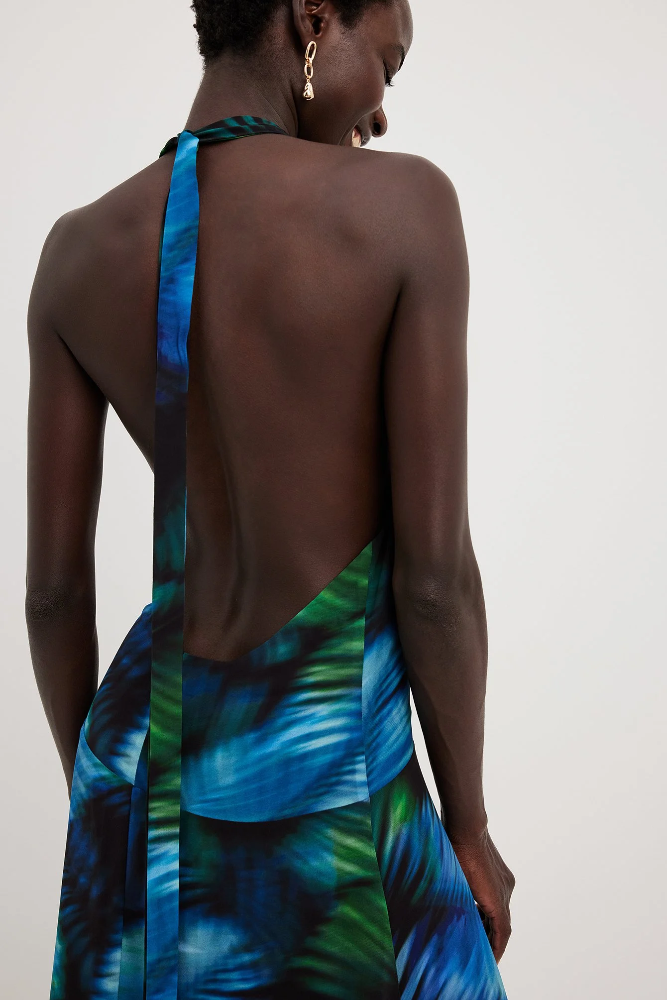 Neckholder Maxikleid