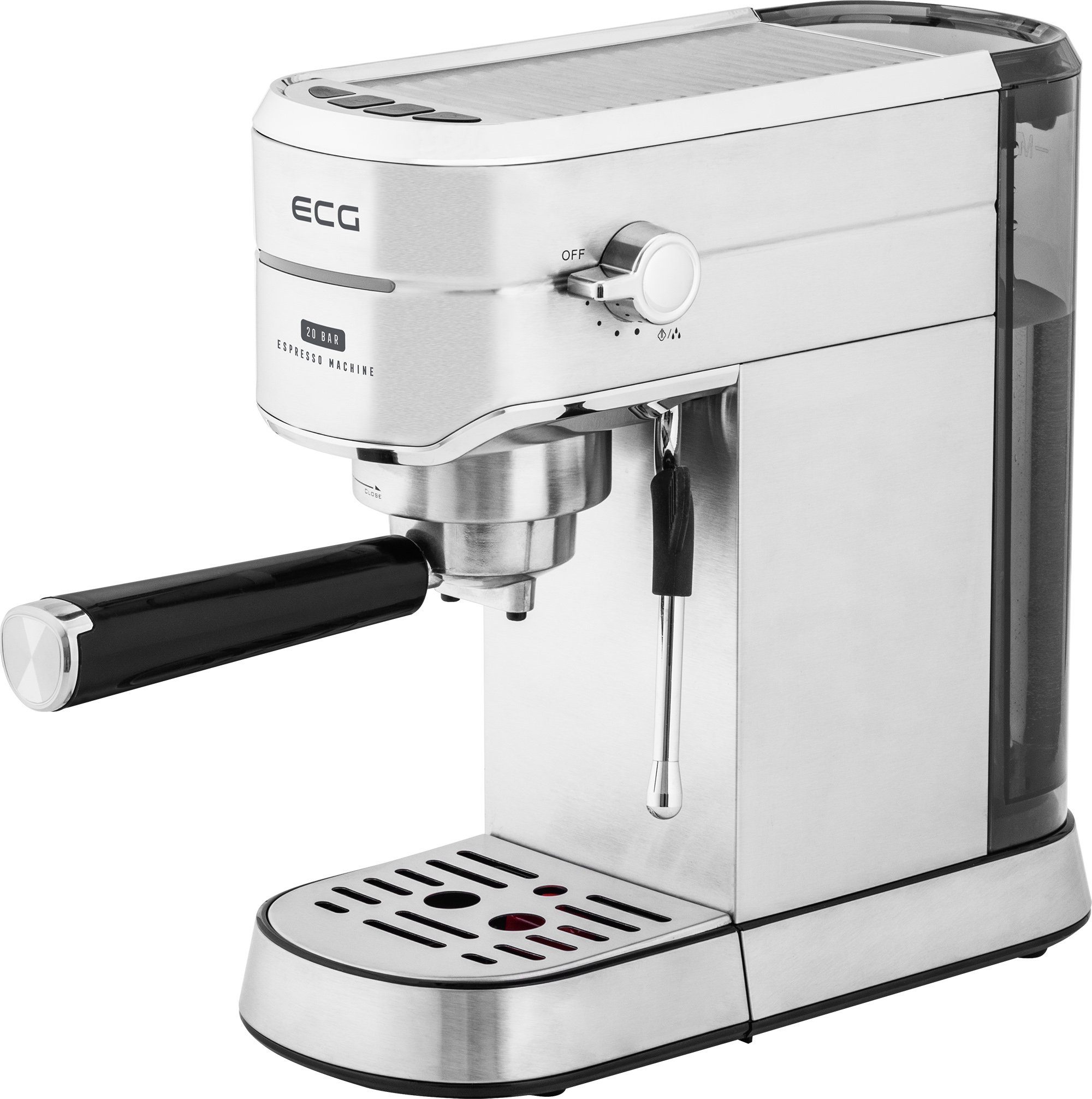 ECG Siebträgermaschine ESP 20501, SLIM-Design