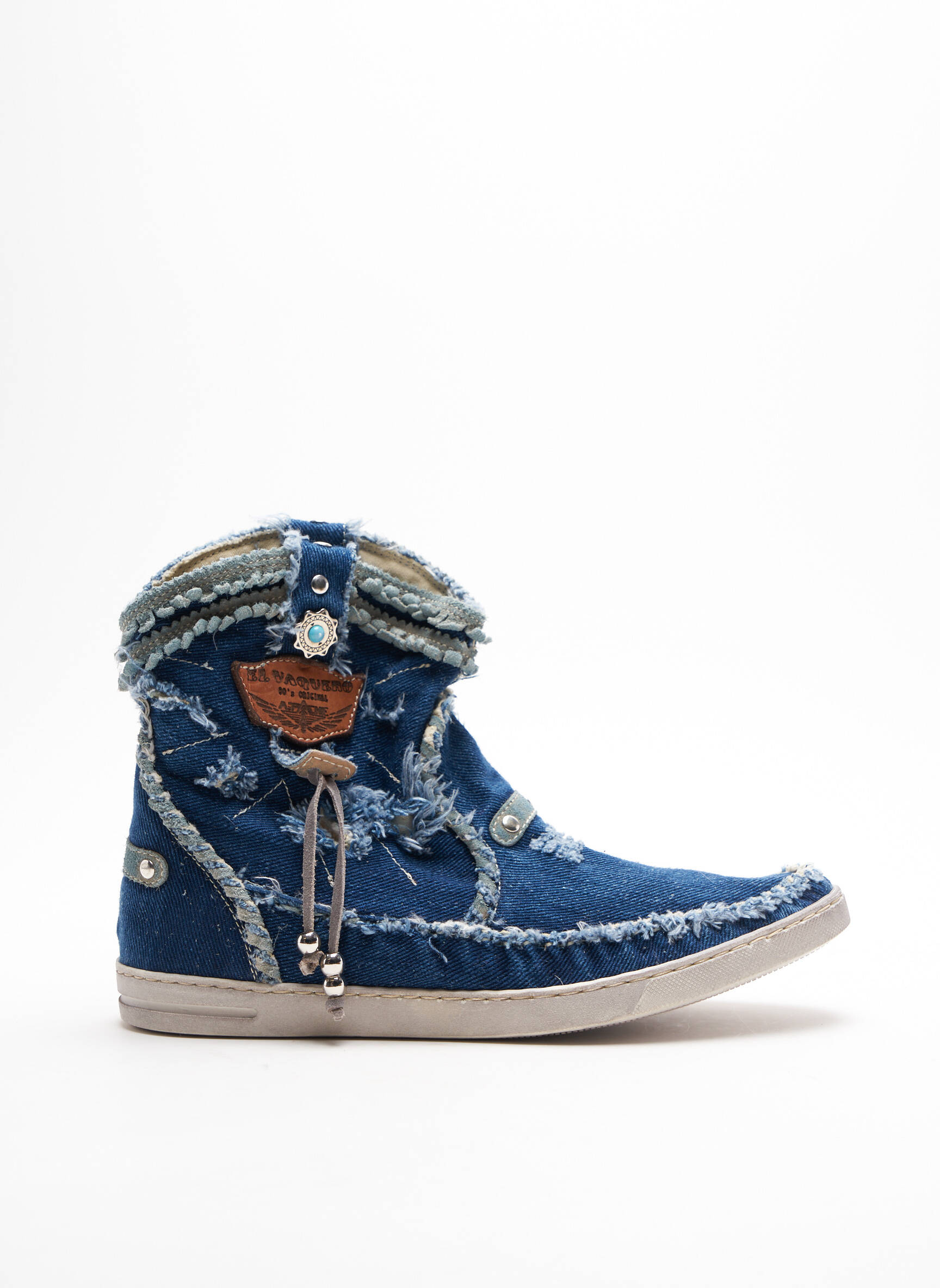 El Vaquero Bottines Femme couleur bleu
