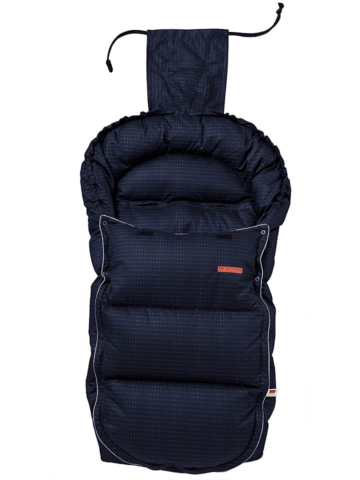 ARO ARTLÄNDER Kinder Daunen-Fußsack in Marine Pünktchen 100 cm günstig kaufen 90