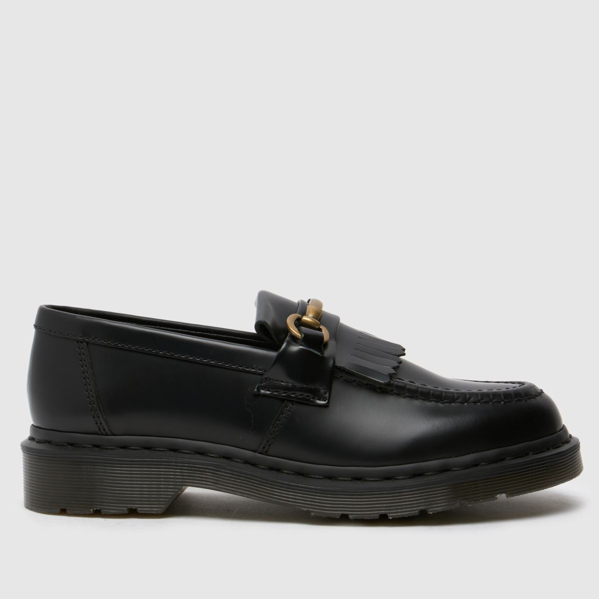 Dr. Martens Adrian Snaffle Loafer lapos cipő fekete színben