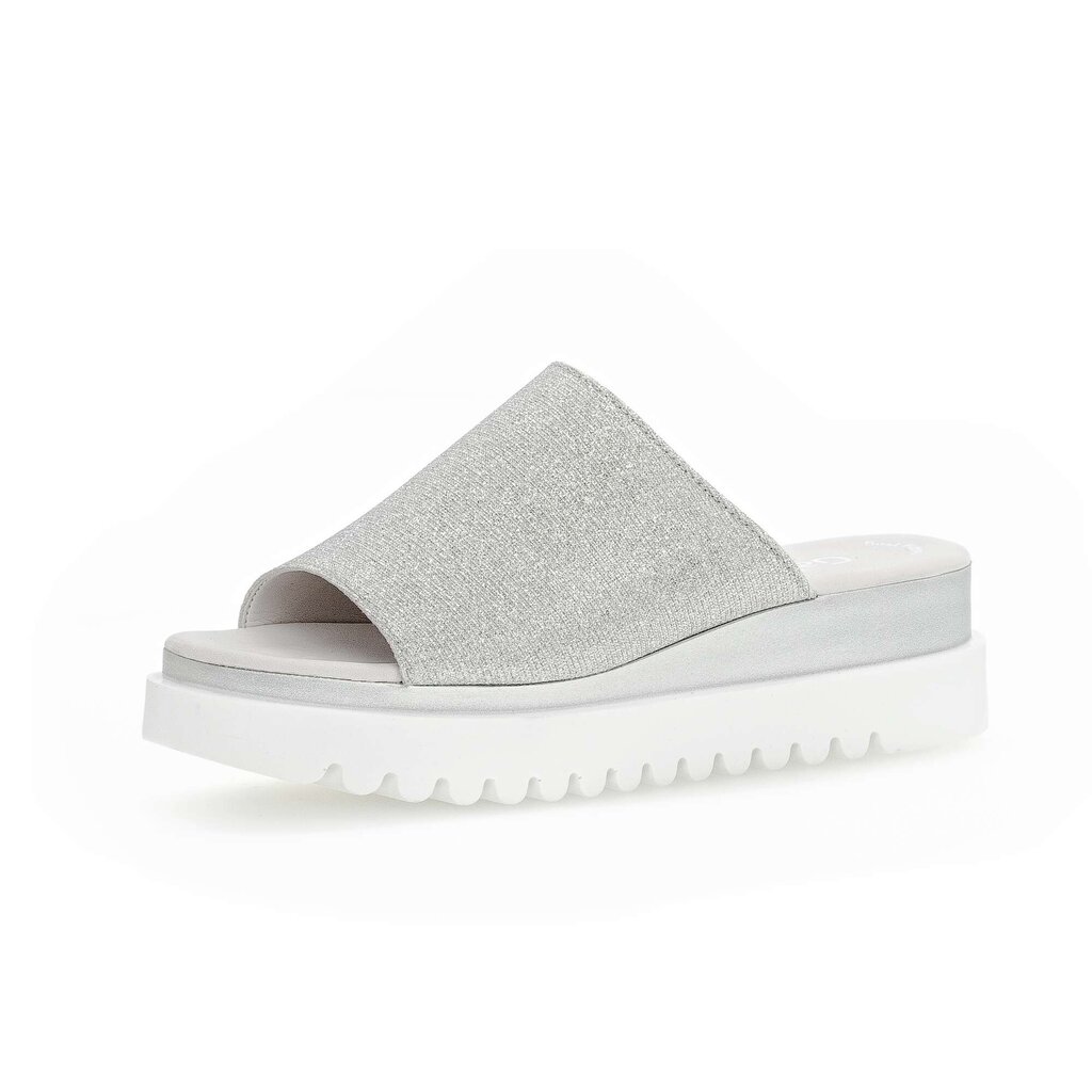 Gabor fashion Pantolette silber