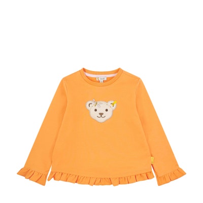 Sweatshirt, orange für Mädchen