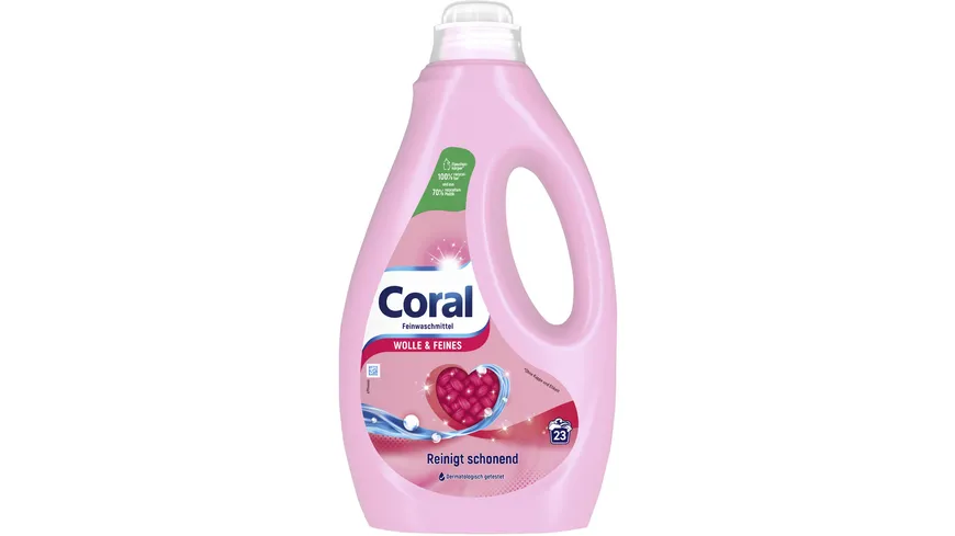 Coral Flüssigwaschmittel Wolle & Feines 23 WL  1 1.15 l