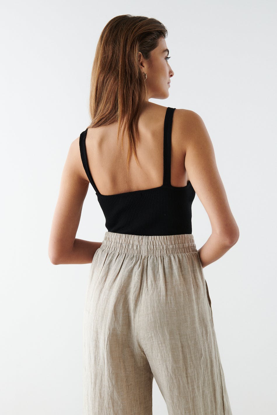 Haley knitted singlet