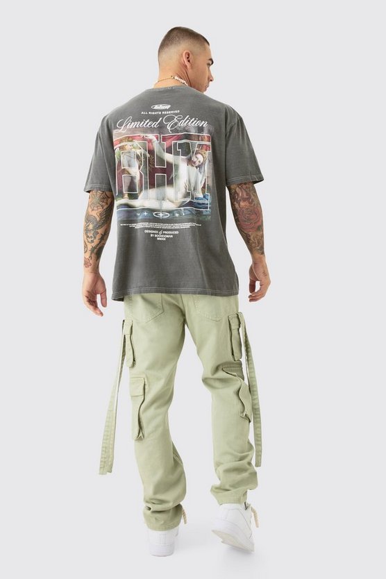 Oversize T-Shirt mit Bhm Renaissance-Print