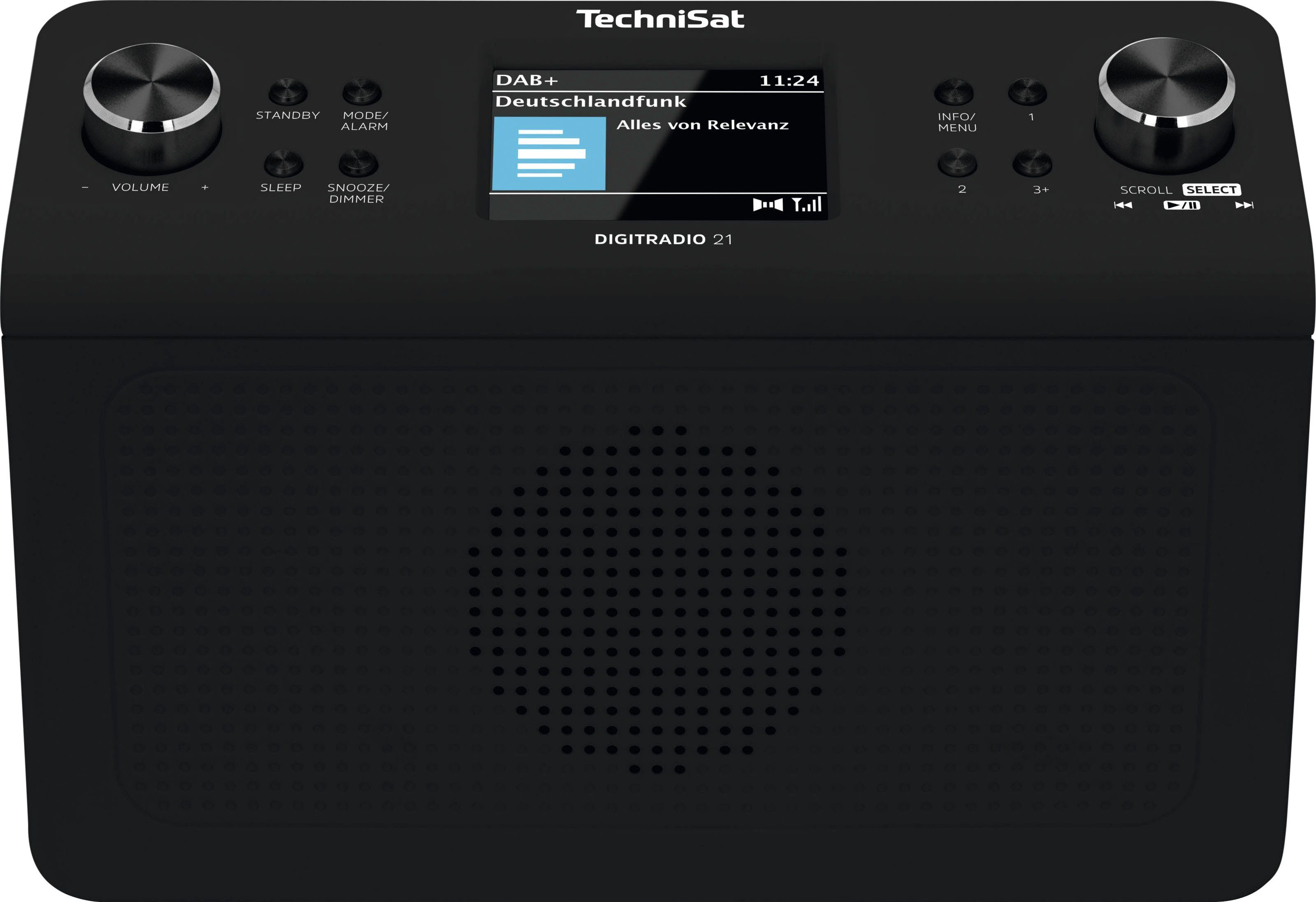 TechniSat DIGITRADIO 21 Küchen-Radio (Digitalradio (DAB), UKW mit RDS, 2 W, Unterbau-Radio,Küchen-Radio)