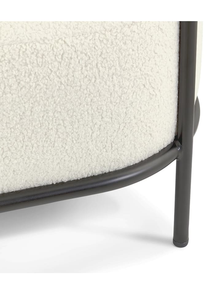 KADIMA DESIGN Sitzbank Beige Stoff mit Metallbeinen | Modern Elegant günstig kaufen onesize
