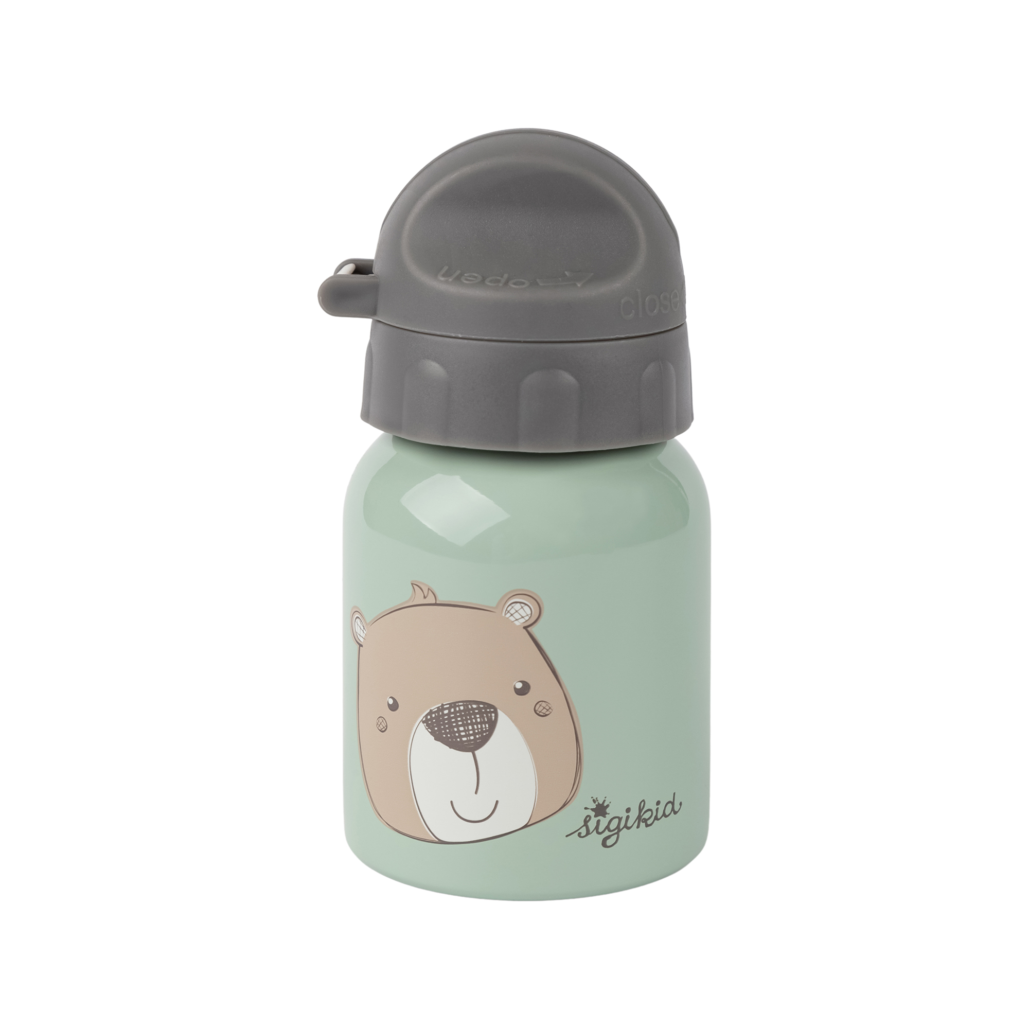 Edelstahl Kinder Trinkflasche Bär, 250ml
