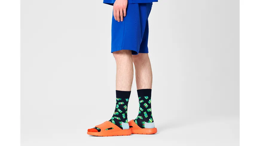 Happy Socks Herren Socken Money Money Navy