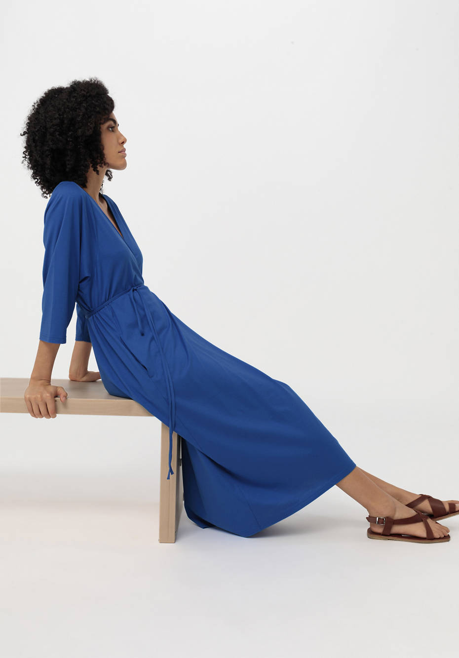 Jersey-Kleid aus reiner Bio-Baumwolle