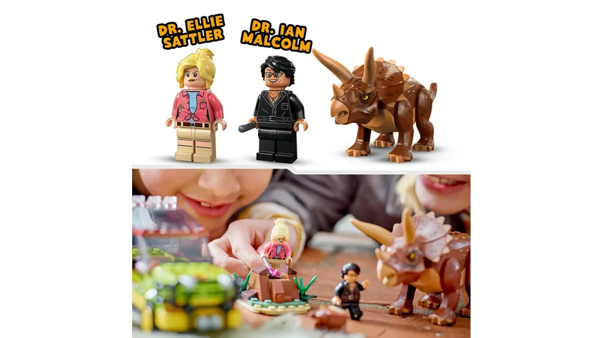 LEGO Jurassic Park 76959 Triceratops-Forschung