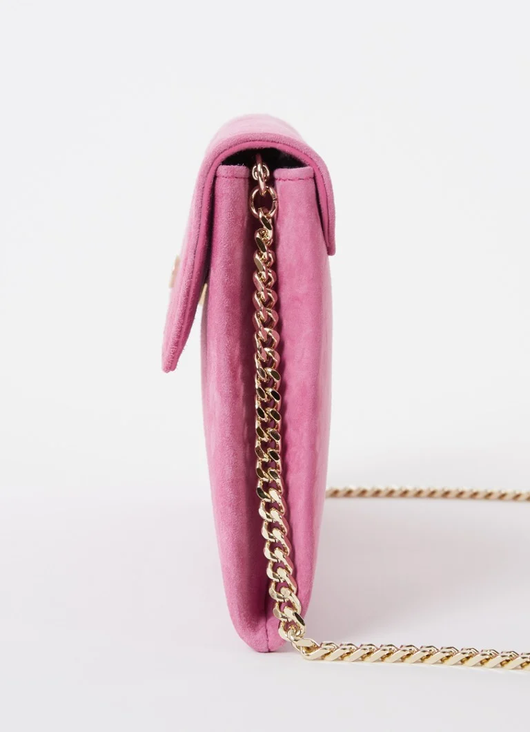 LKBennett Dora clutch in suede