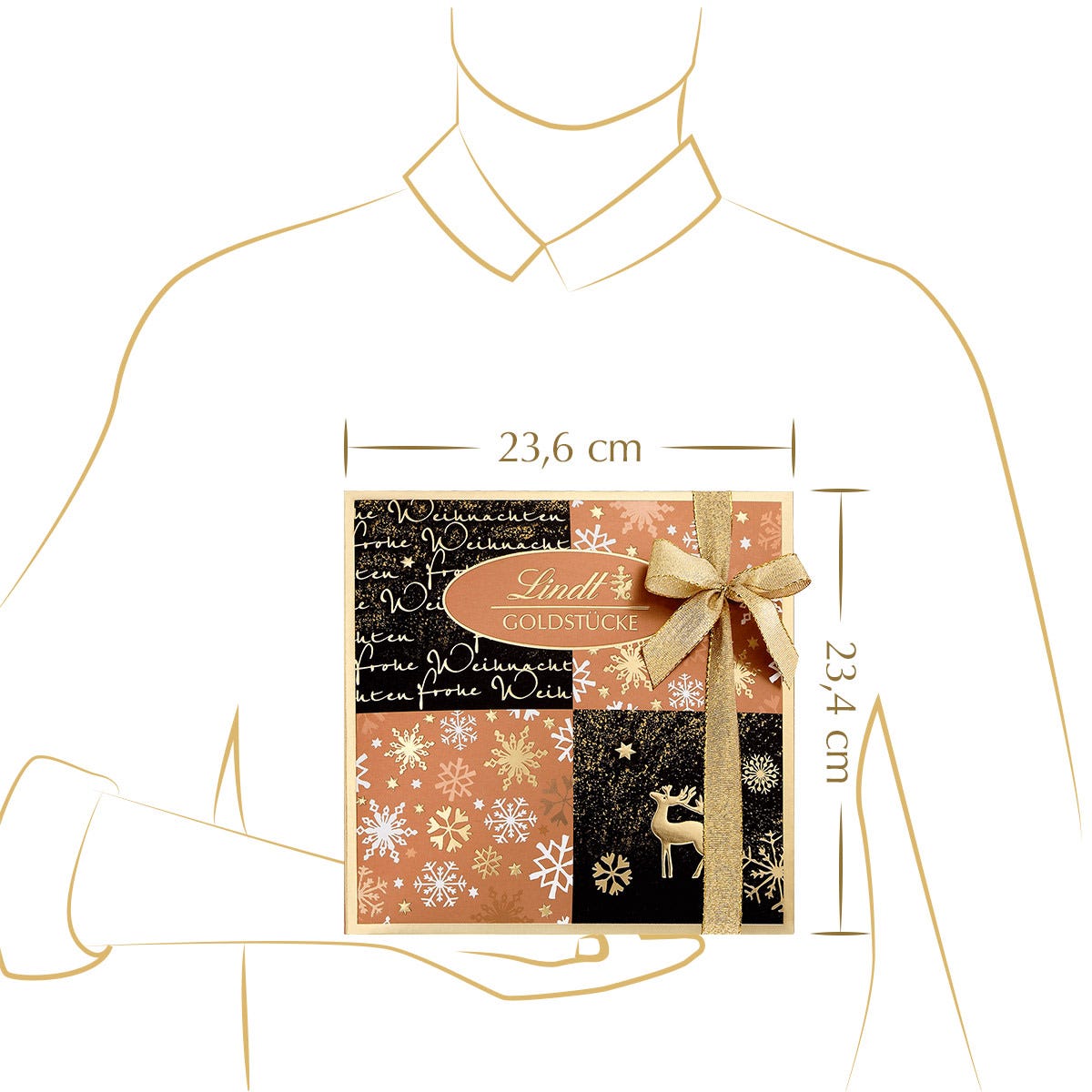 Goldstücke Pralinés Rosé, 300g