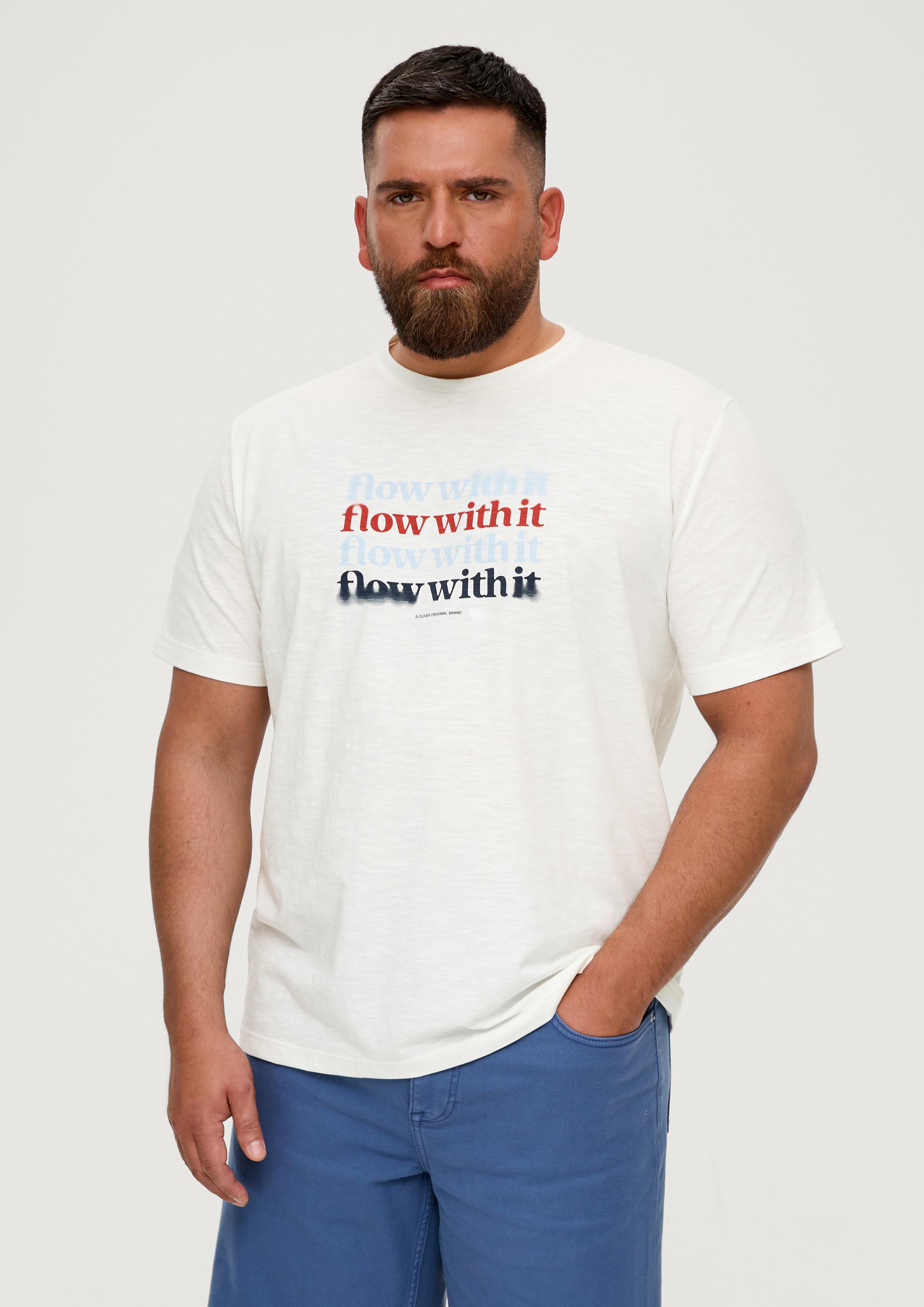 T-Shirt mit Frontprint  2135631-01D1