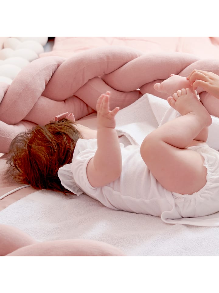 nordic coast company  Wickelauflage in Voile Rosa (L) 70 cm, (B) 80 cm günstig kaufen onesize