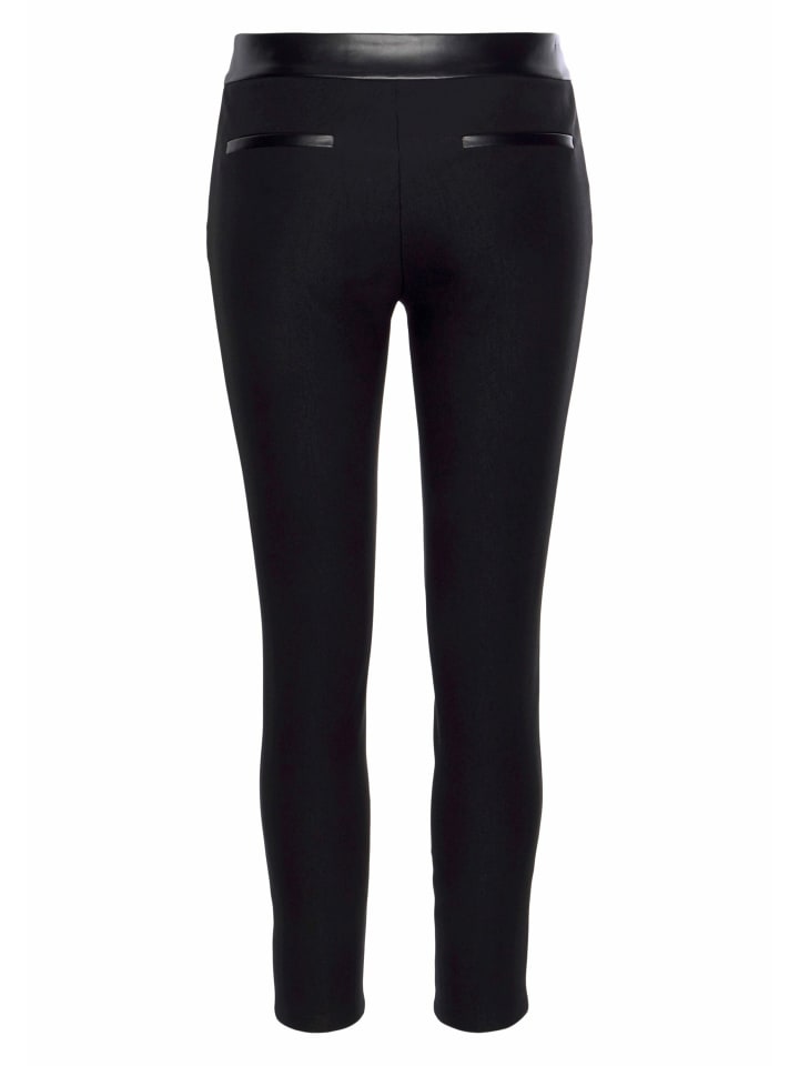 LASCANA Stretch-Hose in schwarz günstig kaufen