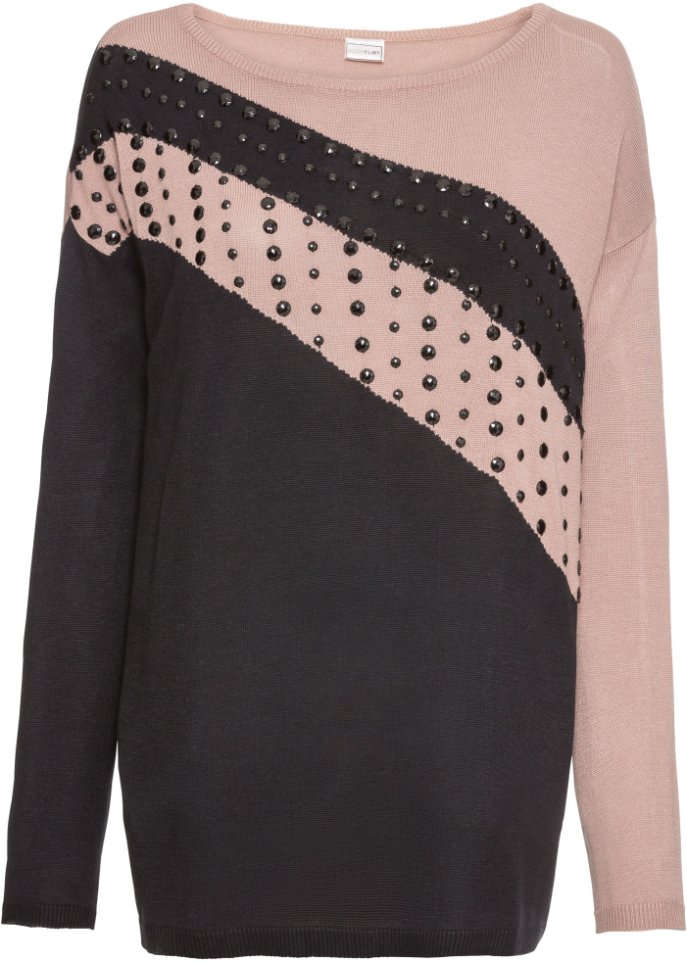 Oversize-Pullover mit Applikation