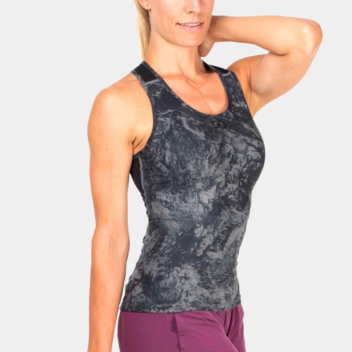 GYM AESTHETICS Sporttop Sport Top mit integriertem BH Performance Kreuzträger, Atmungsaktiv