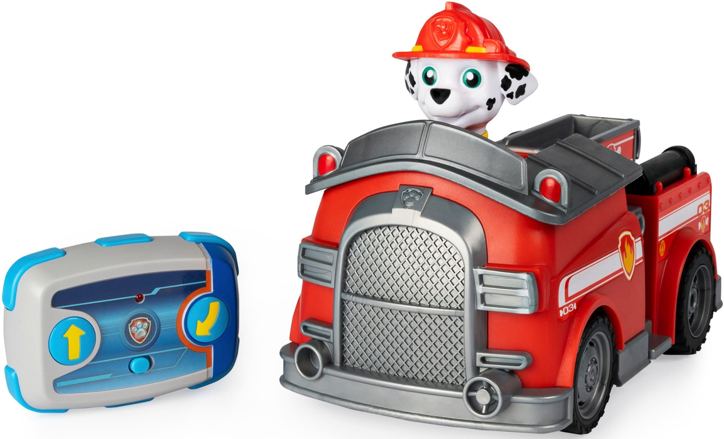 Spin Master RC-Auto PAW Patrol, Marshalls ferngesteuertes Feuerwehrauto mit 2,4 GHz, inklusive Fernbedienung