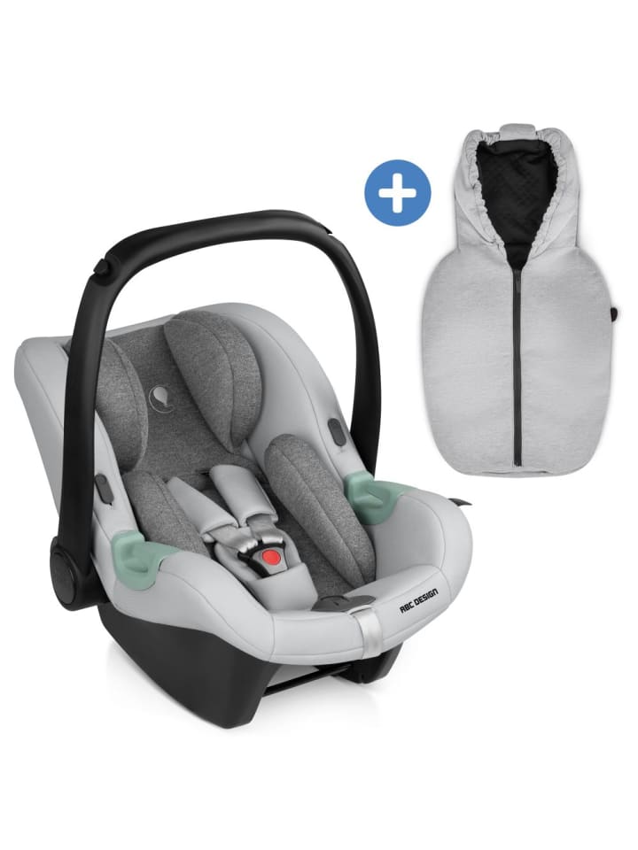 ABC-Design Babyschale Tulip (Autositz Gruppe 0  / i-Size) in grau günstig kaufen onesize