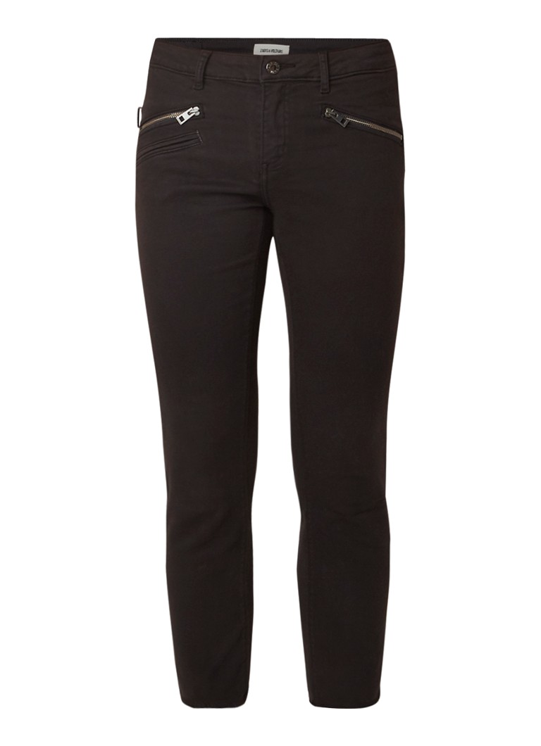 Rifľové džínsy Zadig&Voltaire Ava slim fit so zipsovými vreckami