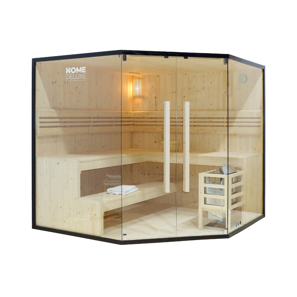 Home Deluxe Traditionelle Sauna SHADOW - XL BIG