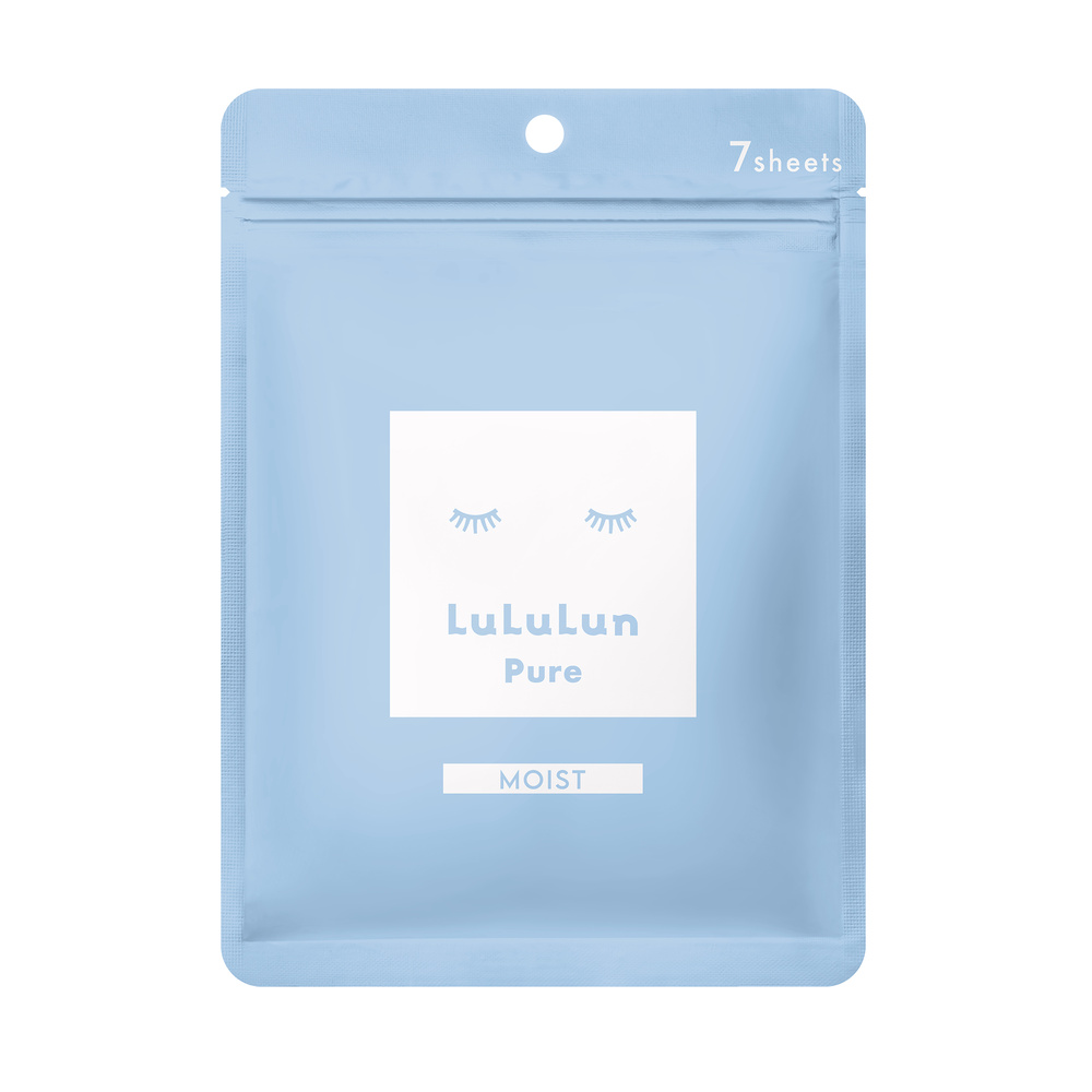 lululun Pure Hydratation, Pack 7 masques Masque tissu facial