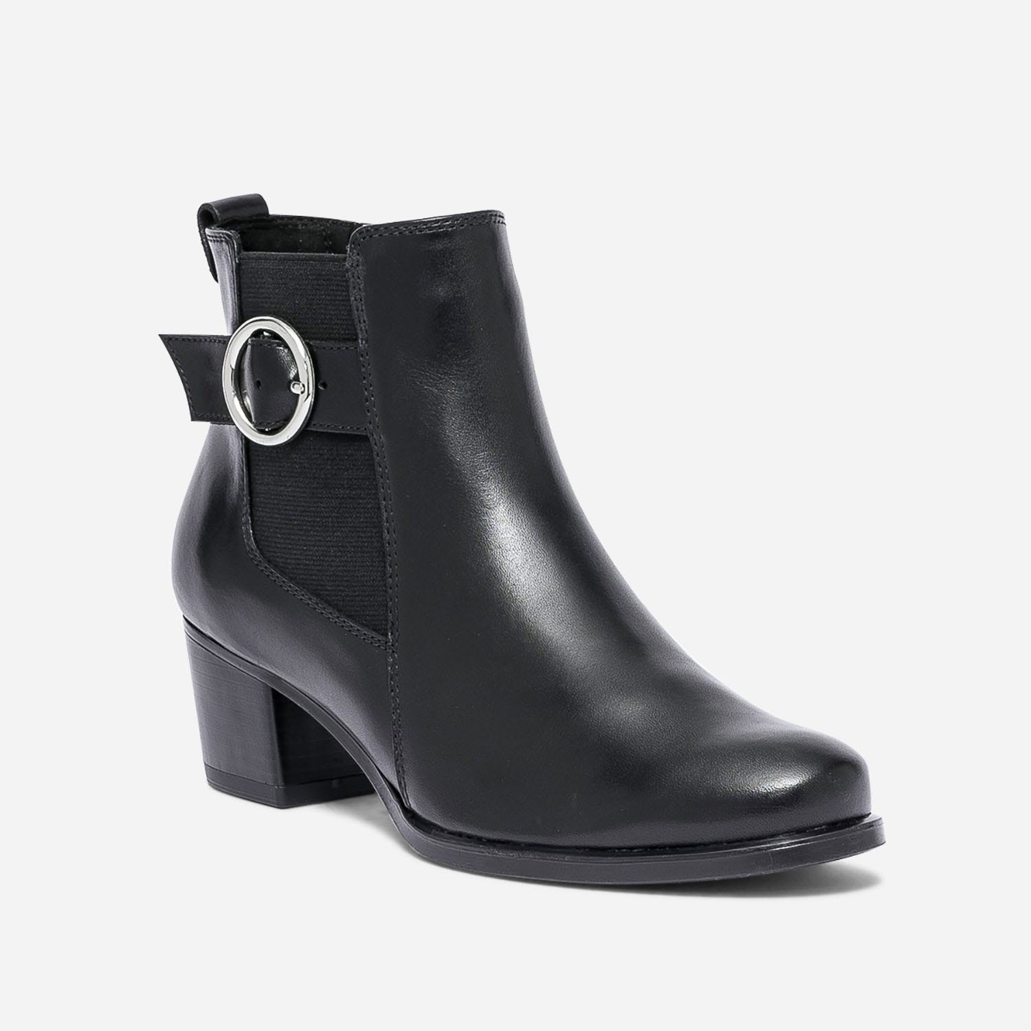 Boots CAPRICE noir en cuir